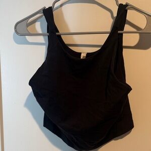 Lululemon Cropped Tank with Sports Bra